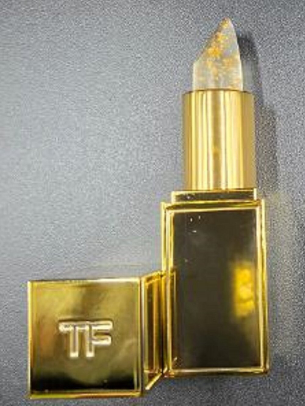 NIB Full Size Tom Ford Lip Blush Soleil Z09 Gold Fleck Balm Tint .1 oz